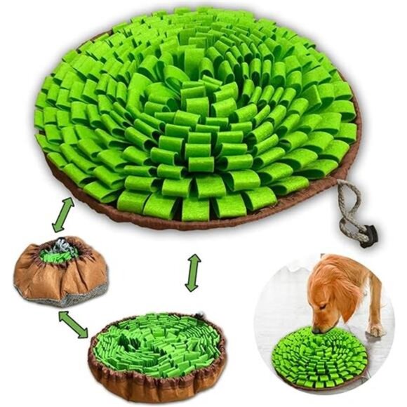 Pet Snuffle Mat for Dogs,Interactive Feed Puzzle for Boredom,Encourages Natural - Picture 7 of 7